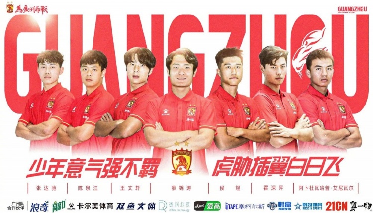  廣州隊(duì)球員王文軒轉(zhuǎn)會(huì)重慶銅梁龍，今年25歲，司職中衛(wèi) ???