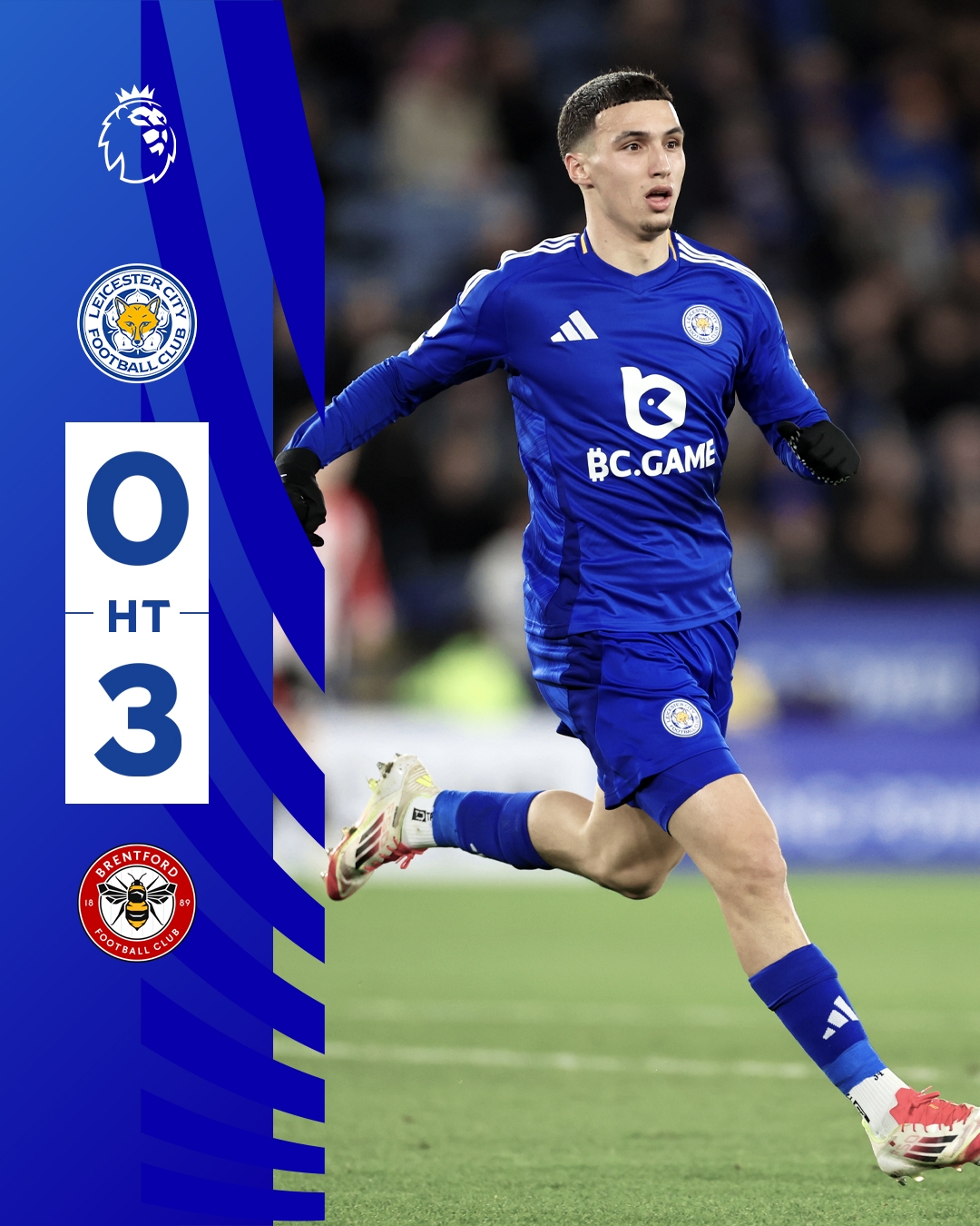  半場0-3！萊斯特若不進(jìn)球輸球，將主場6連敗0進(jìn)球創(chuàng)歷史最糟戰(zhàn)績