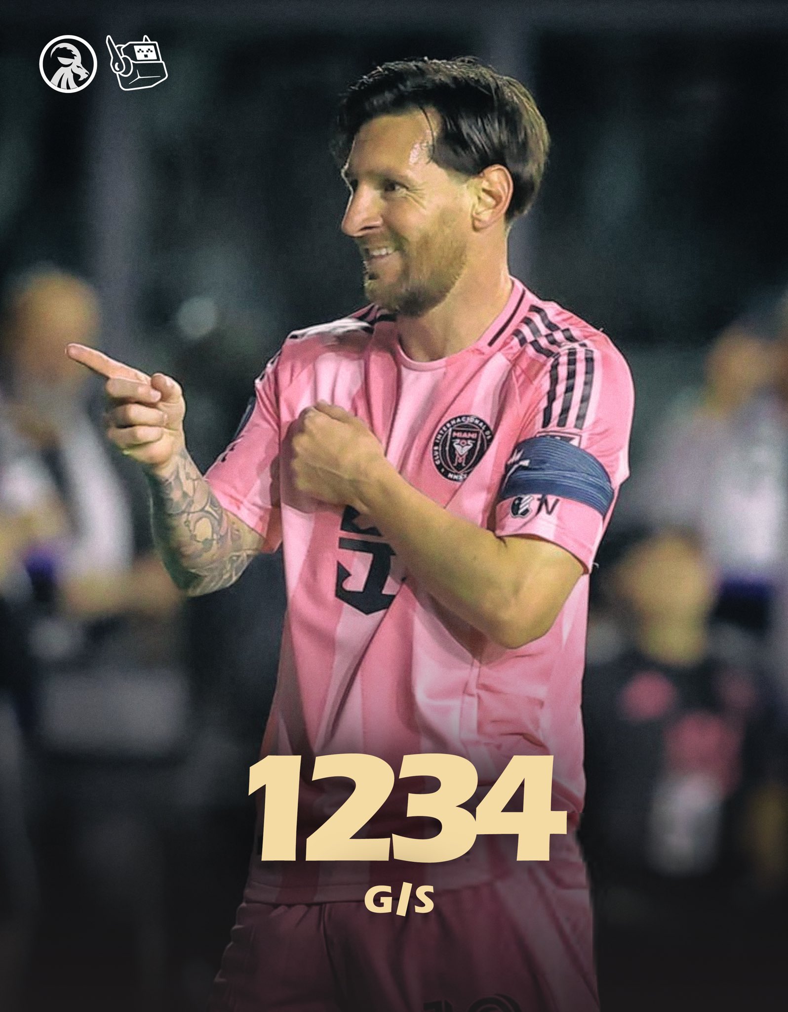  回歸即進球！37歲梅西生涯目前853球381助，參與進球數(shù)1234球！