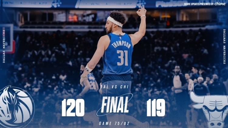  險勝公牛！獨行俠官方曬贏球海報 克萊成為封面人物