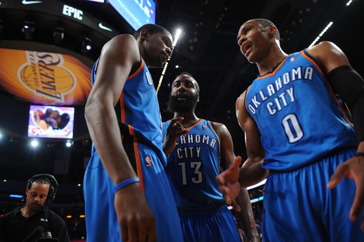  雷霆三少得分全部進入歷史前20！他們是NBA歷史最大的如果嗎？