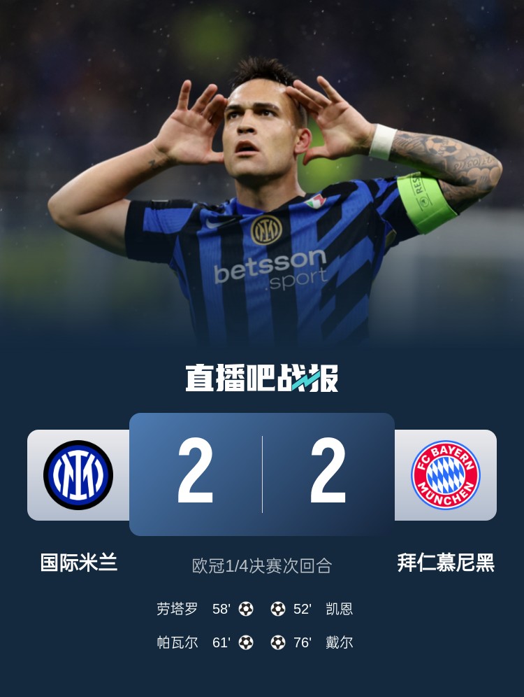  黑色3分鐘！拜仁3分鐘丟2球遭國(guó)米淘汰 去年3分鐘丟2球遭皇馬絕殺
